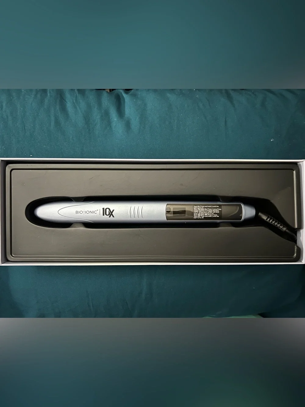 Bio Ionic 10X Professional Flat Iron - Elemental Blue